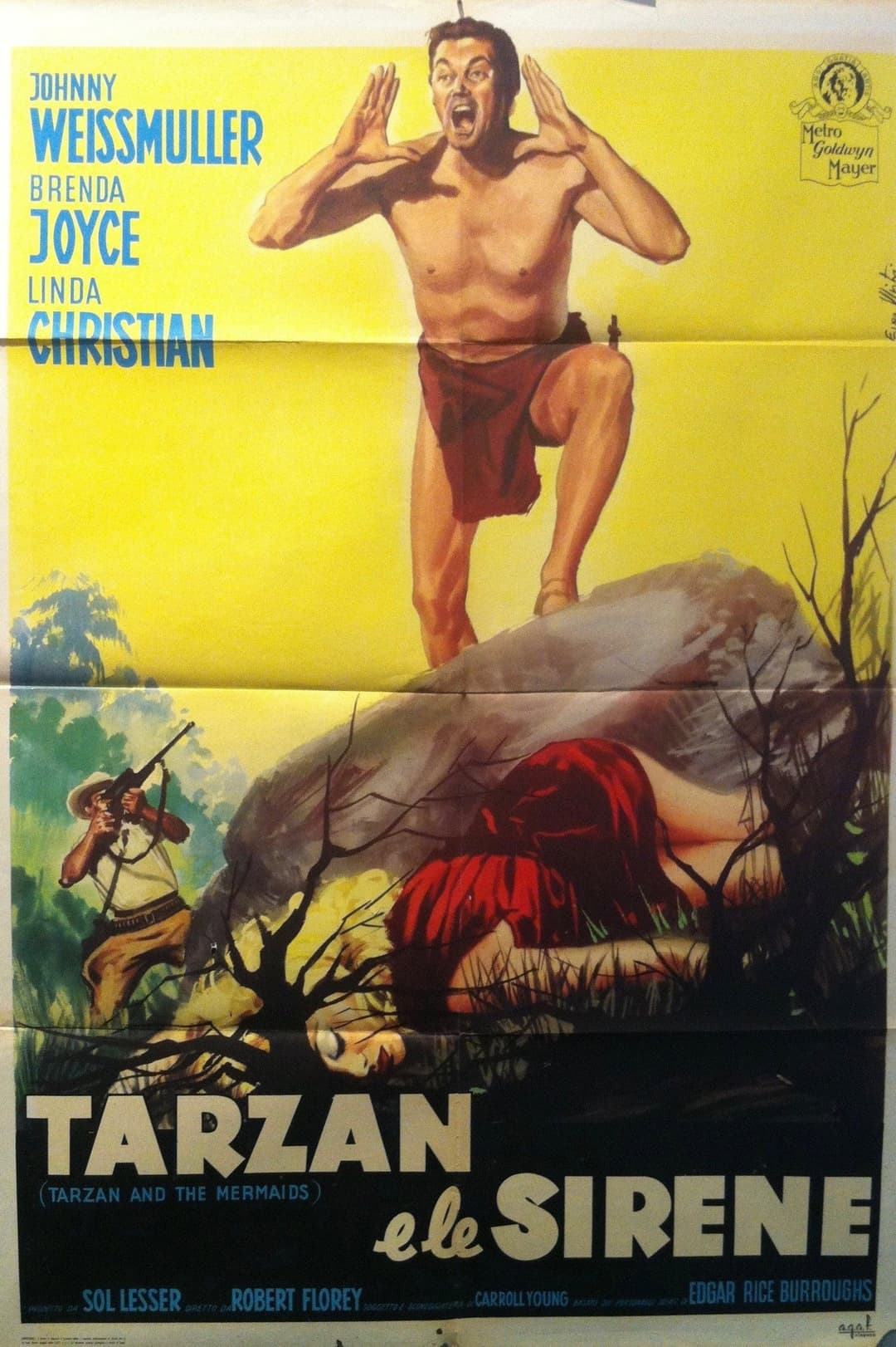 Poster di Tarzan e le sirene