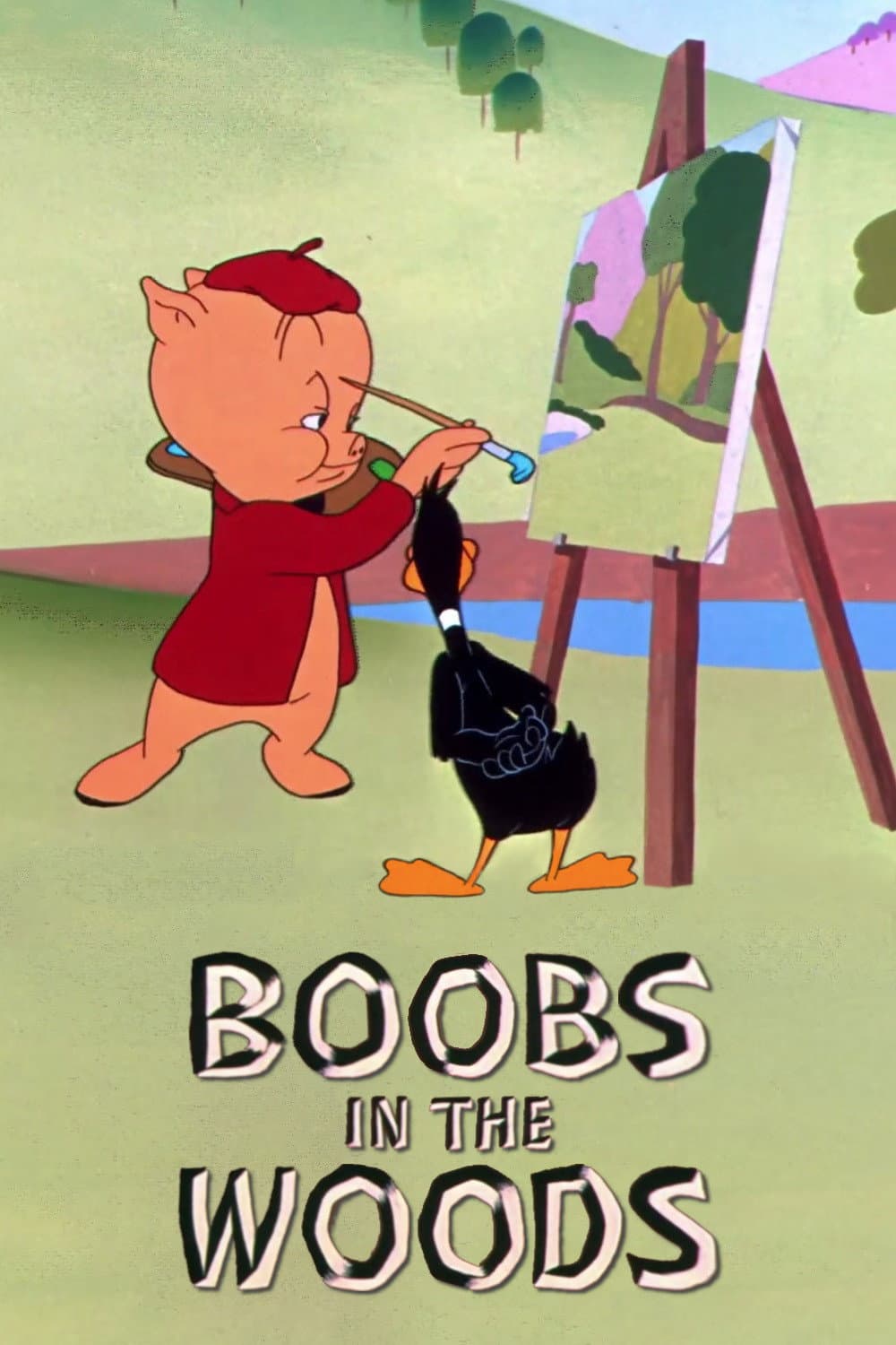 Poster di Porky Pig pittore