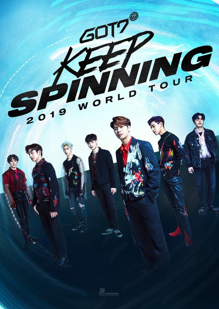 Poster di GOT7 "KEEP SPINNING" in Seoul