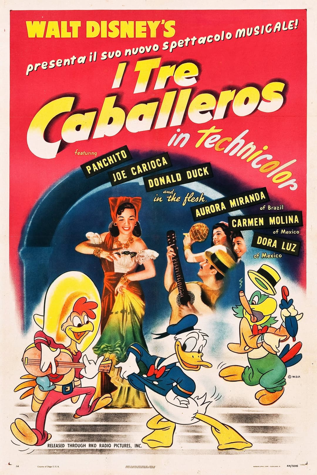 Poster di I tre caballeros