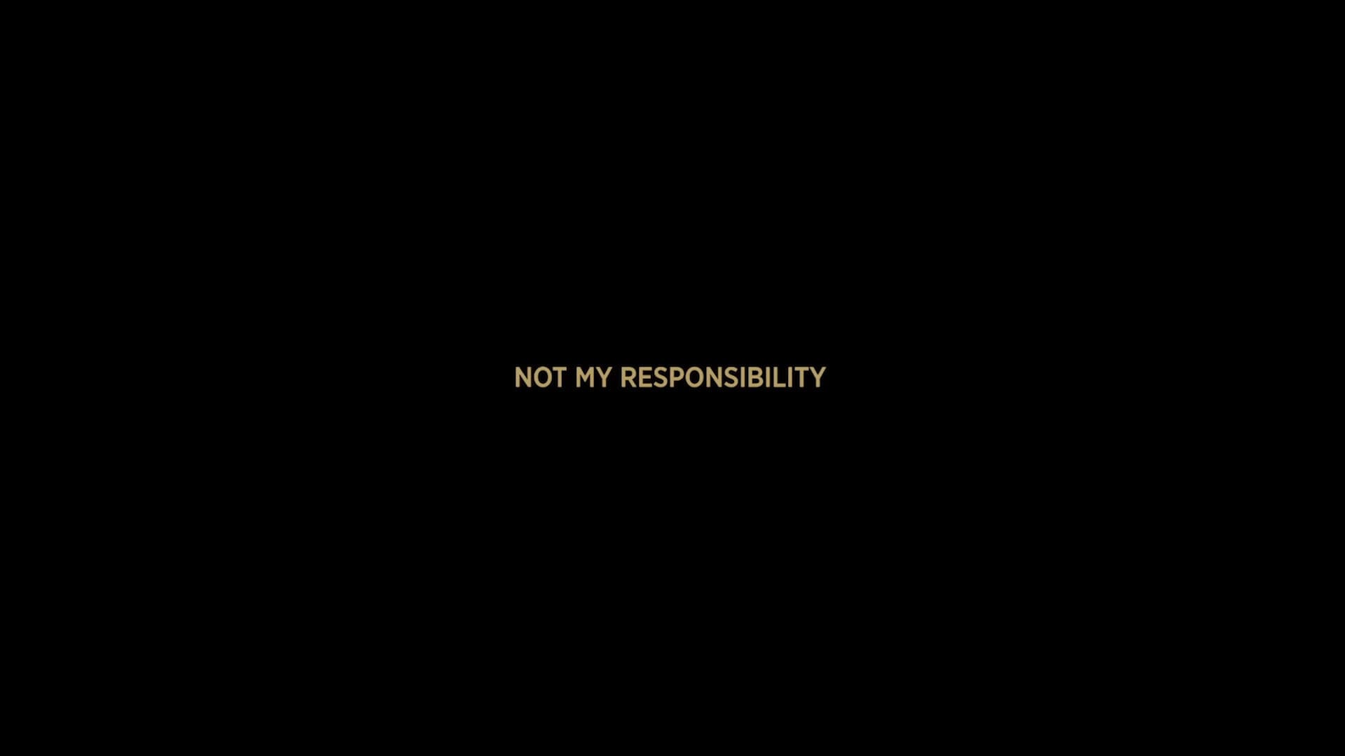 Not My Responsibility - immagine