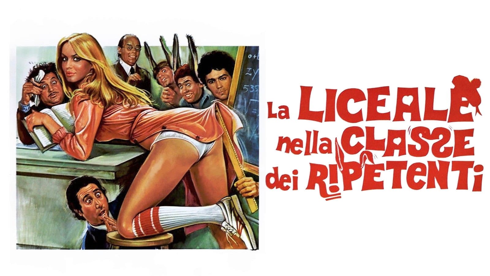 La liceale nella classe dei ripetenti - immagine