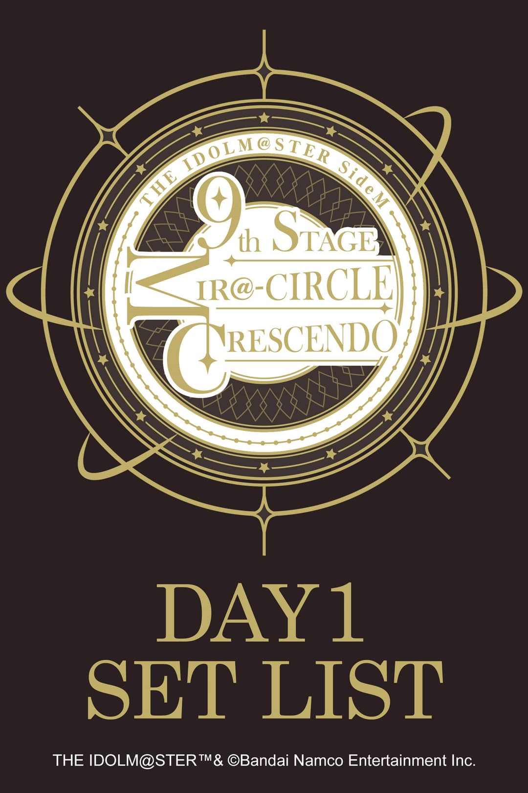 Poster di THE IDOLM@STER SideM 9th STAGE ~MIR＠-CIRCLE CRESCENDO~ (DAY 1)