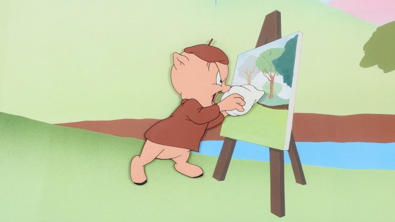 Porky Pig pittore - immagine