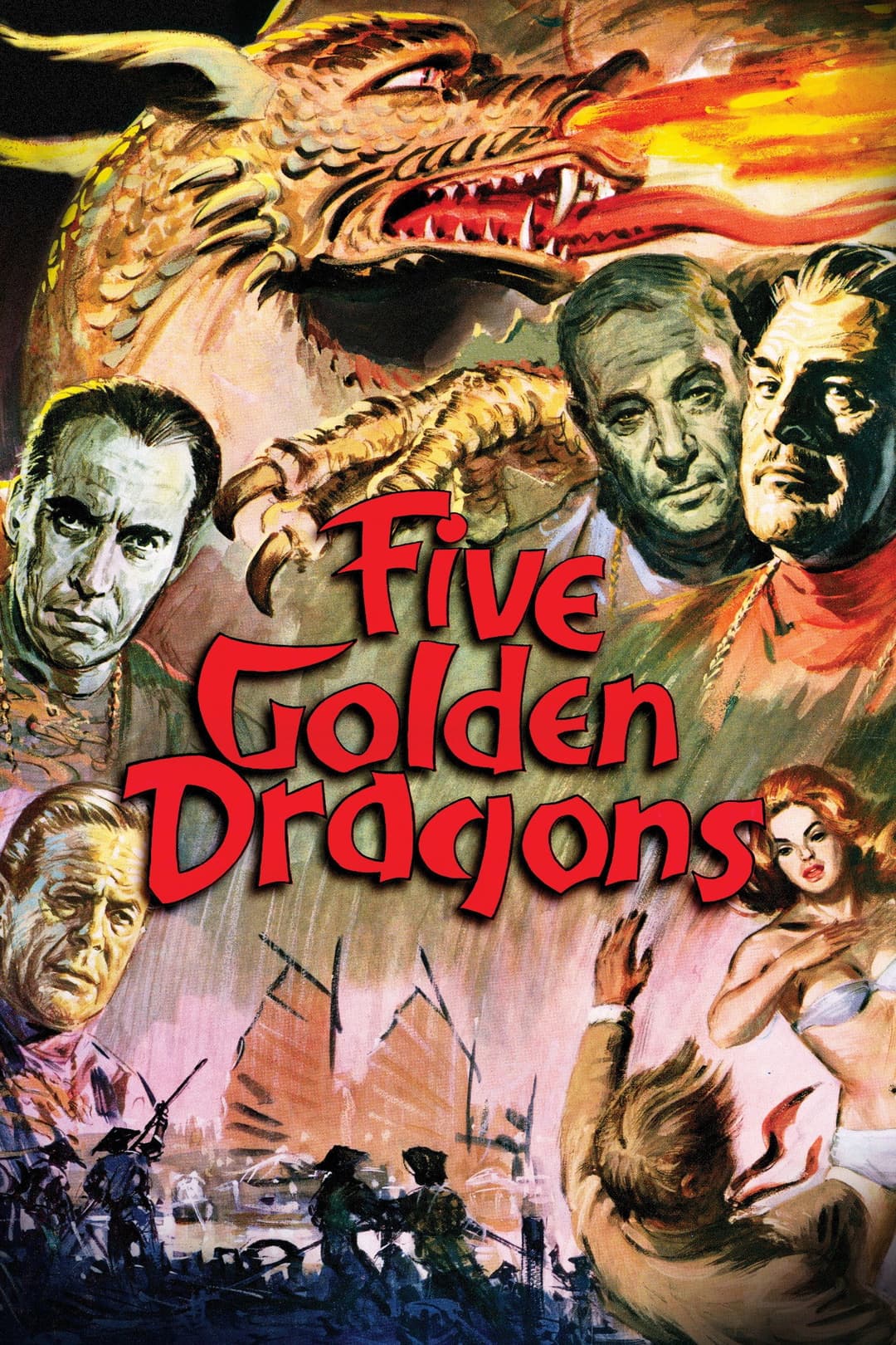 Poster di I 5 draghi d'oro