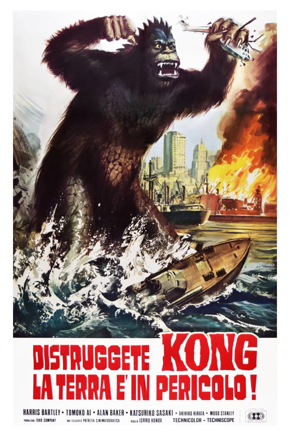 Poster di Distruggete Kong! La terra è in pericolo