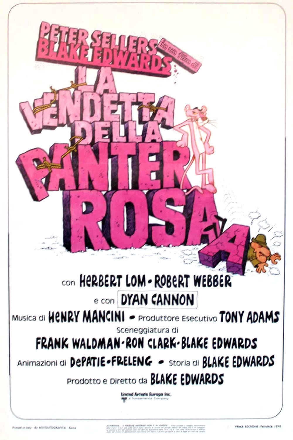 Poster di La vendetta della Pantera Rosa