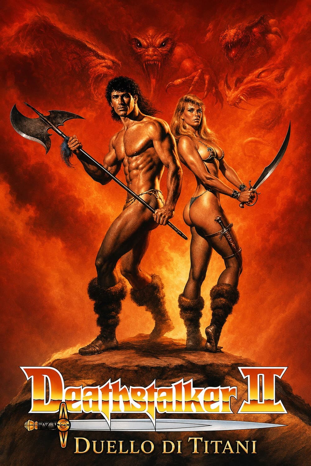 Poster di Deathstalker II - Duello di titani