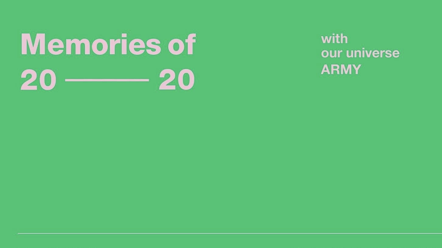 BTS Memories of 2020 - immagine