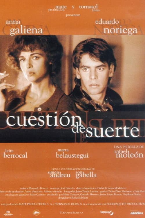Poster di Cuestión de suerte