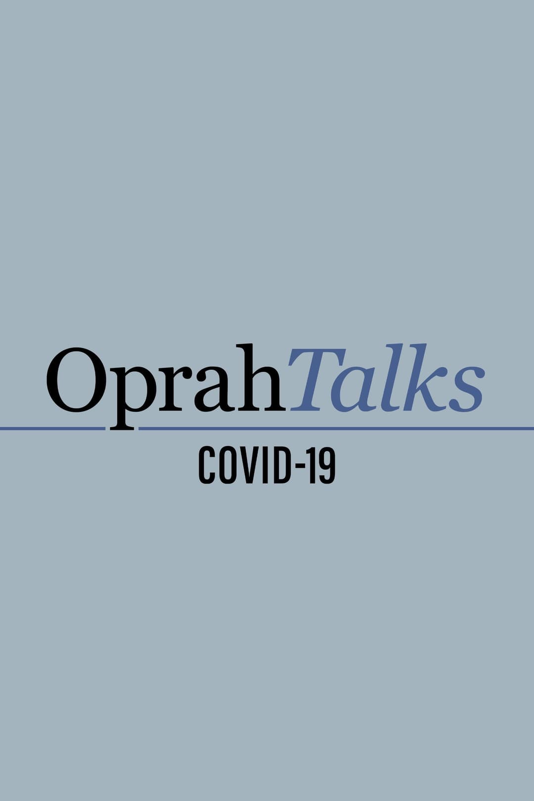 Poster di Oprah Talks COVID-19