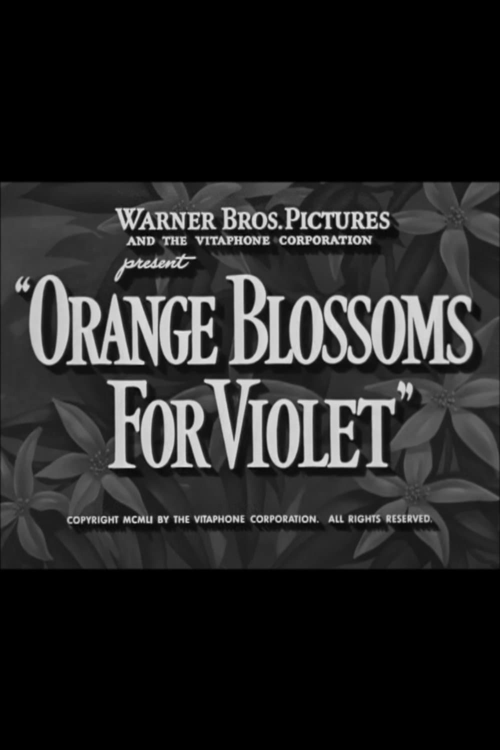 Poster di Orange Blossoms for Violet