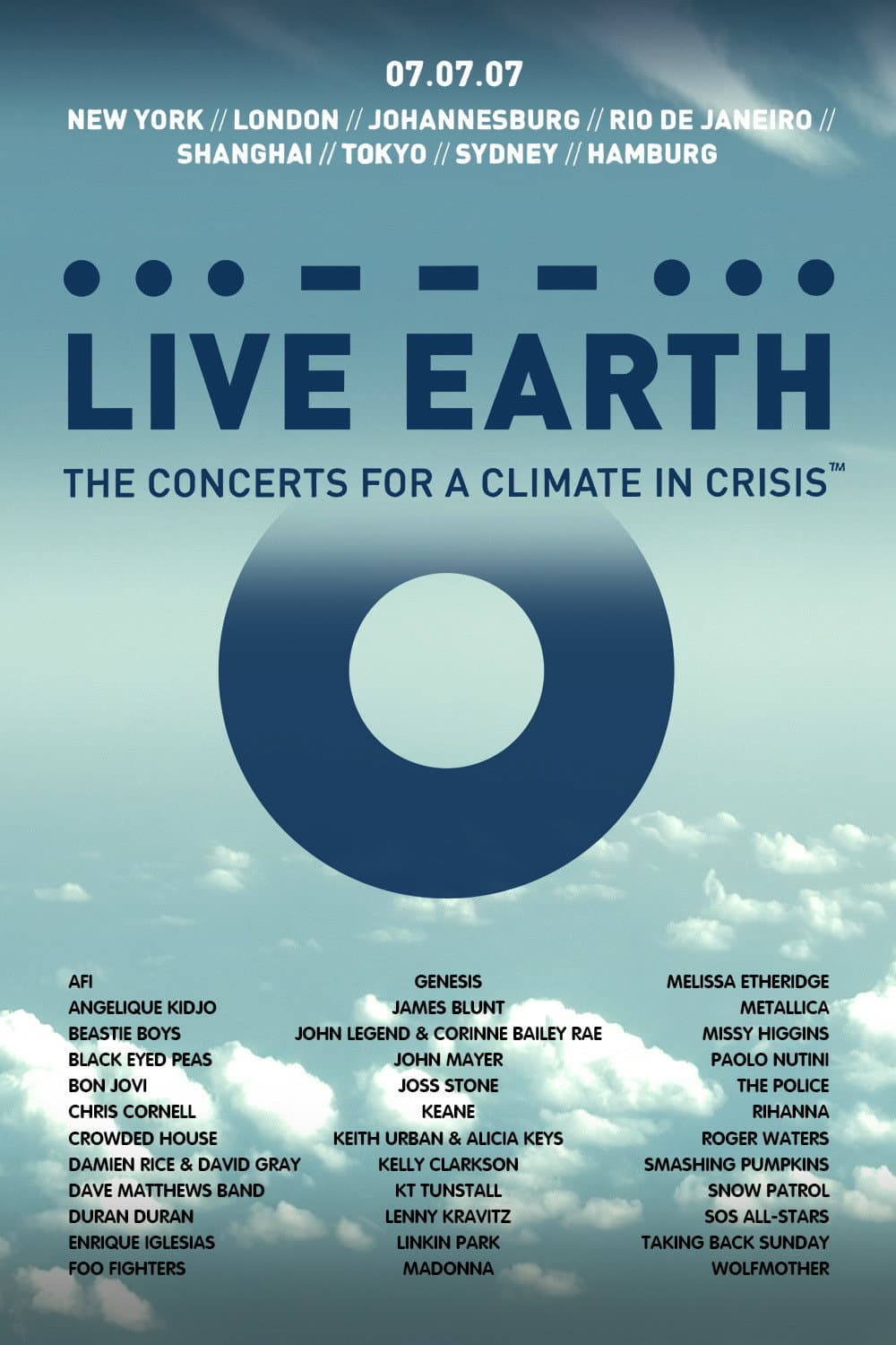 Poster di Live Earth: A Concert for a Climate in Crisis
