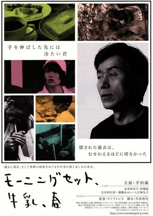Poster di モーニングセット、牛乳、 春