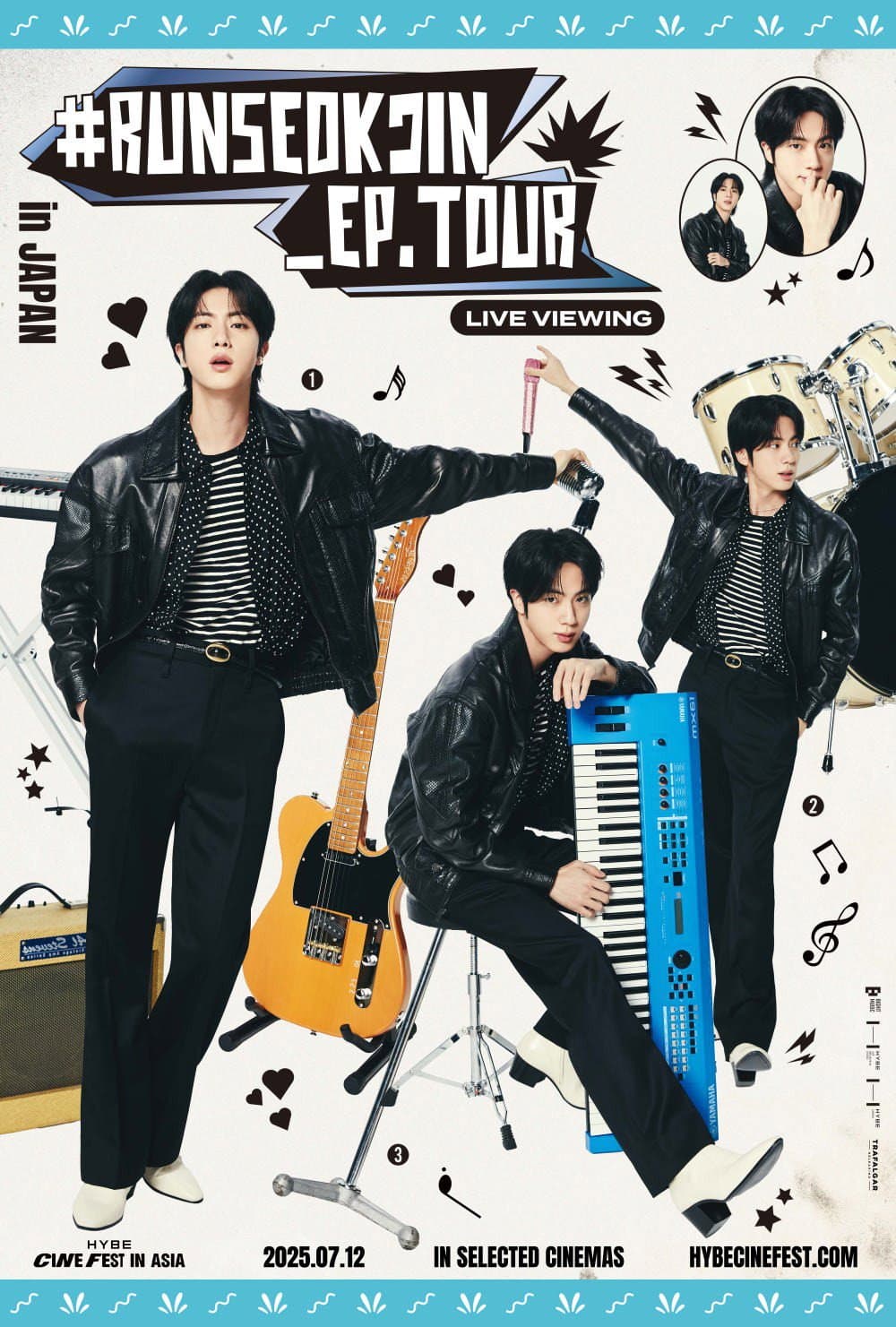 Poster di #RUNSEOKJIN_EP.TOUR in JAPAN: LIVE VIEWING
