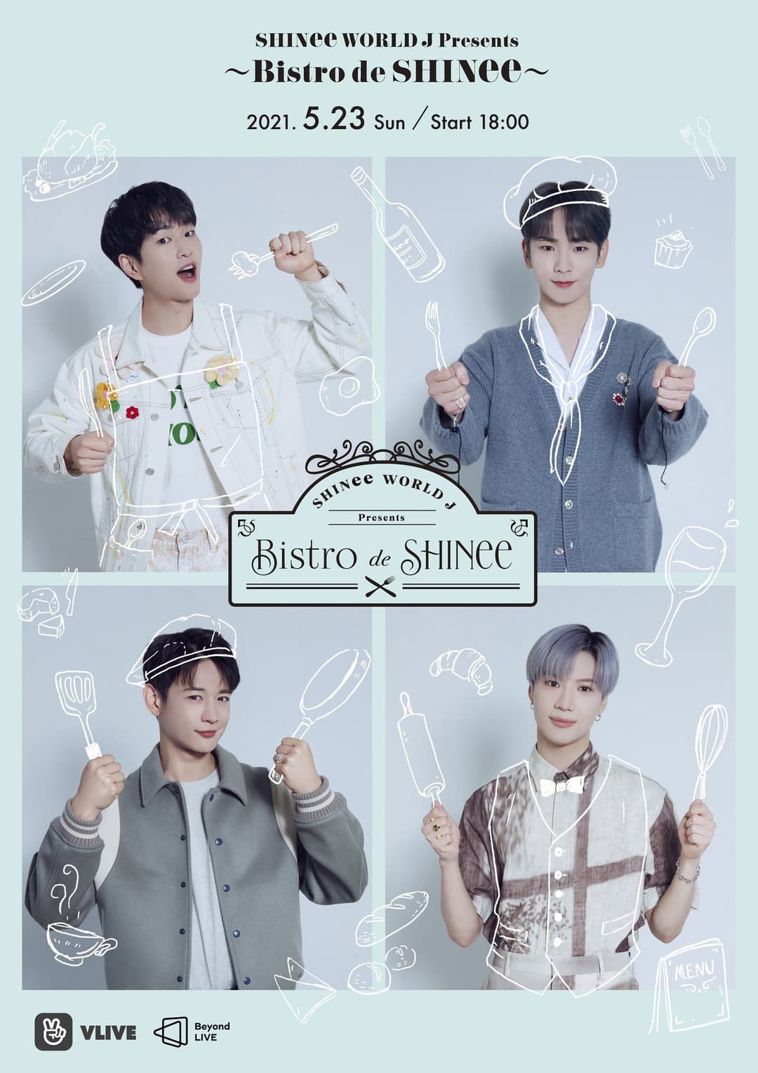 Poster di SHINee WORLD J Presents ～Bistro de SHINee～