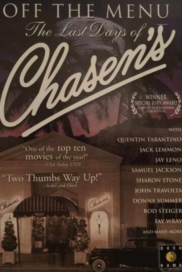 Poster di Off the Menu: The Last Days of Chasen's
