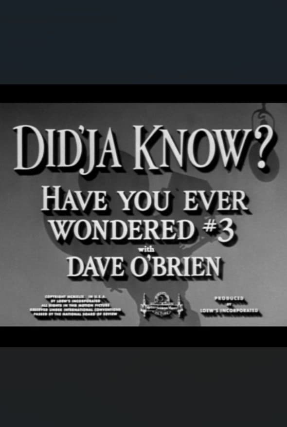 Poster di Did'ja Know?