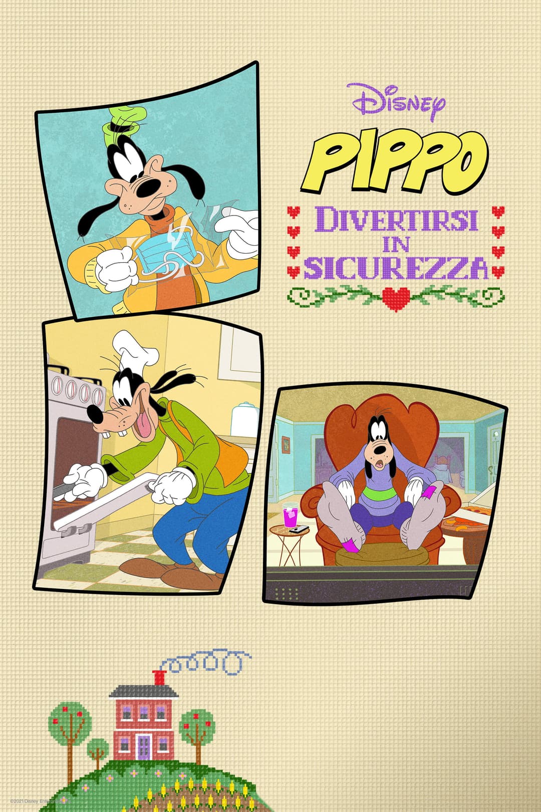 Poster di Disney presenta Pippo: divertirsi in sicurezza
