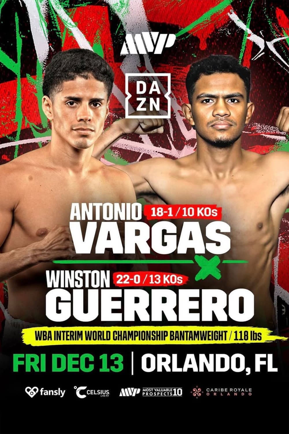 Poster di Antonio Vargas vs. Winston Guerrero