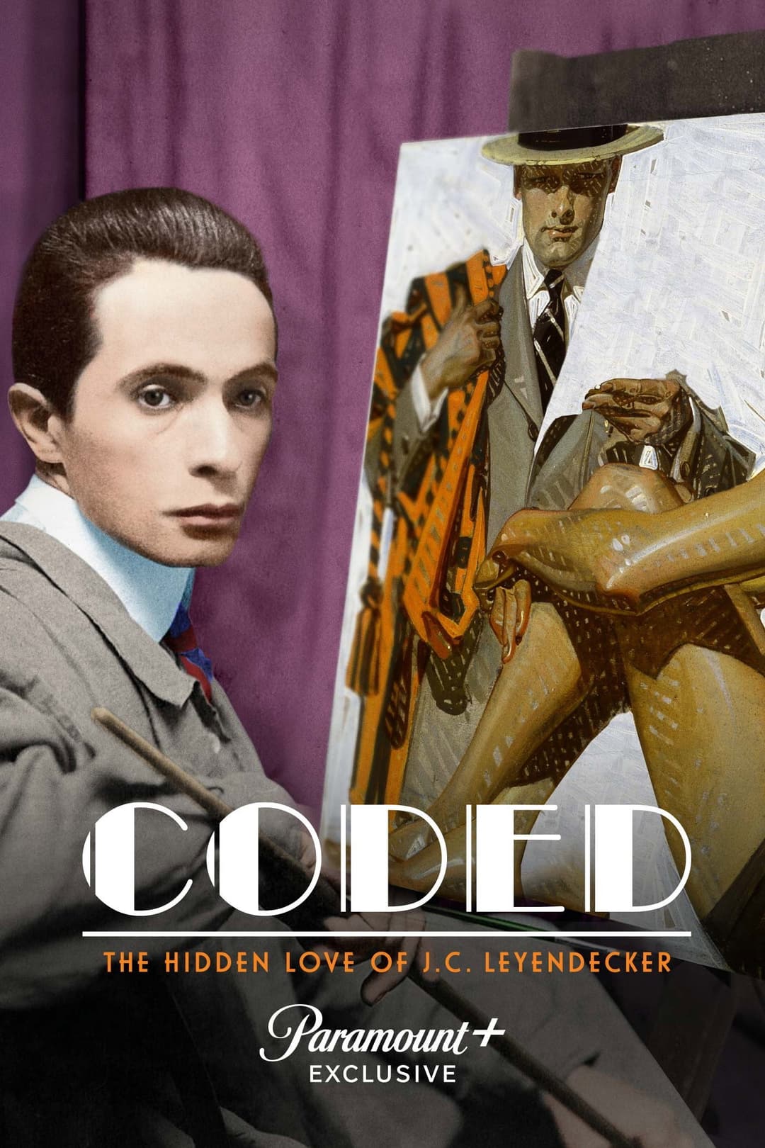 Poster di Coded: The Hidden Love of J.C. Leyendecker