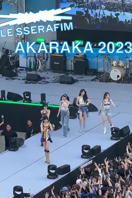 Poster di LE SSERAFIM - 'AKARAKA' Yonsei University 2023