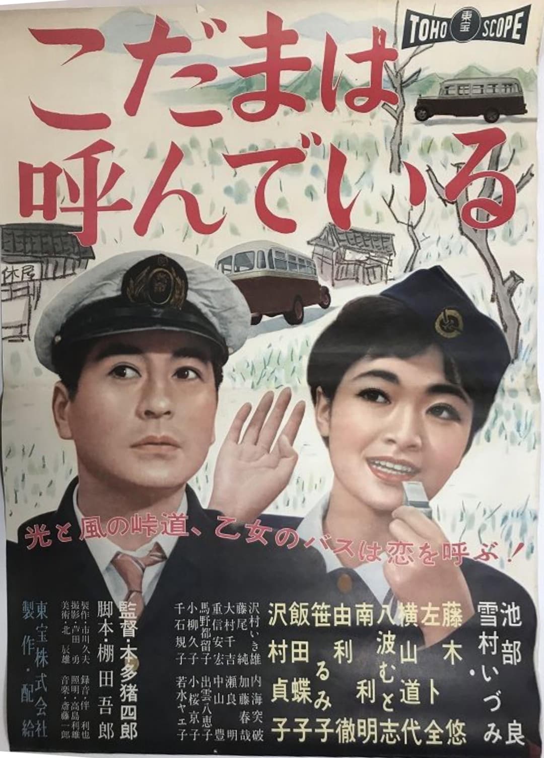 Poster di こだまは呼んでいる