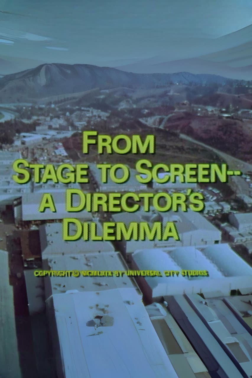 Poster di From Stage to Screen---A Director's Dilemma