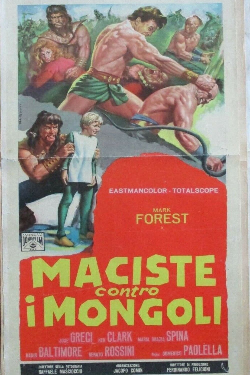 Poster di Maciste contro i Mongoli