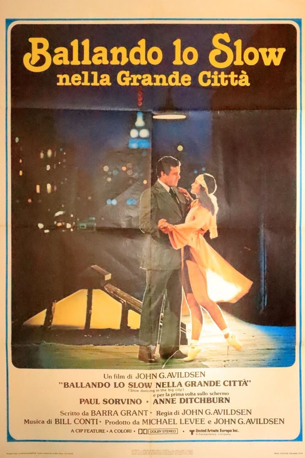 Poster di Ballando lo slow nella grande città