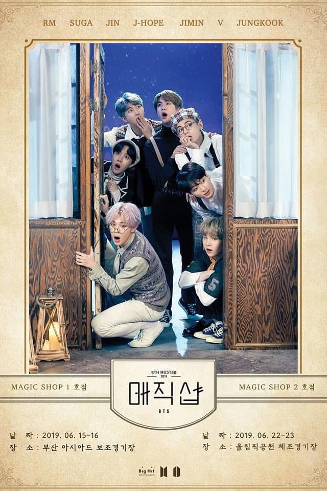 Poster di BTS 5th Muster Magic Shop in Seoul