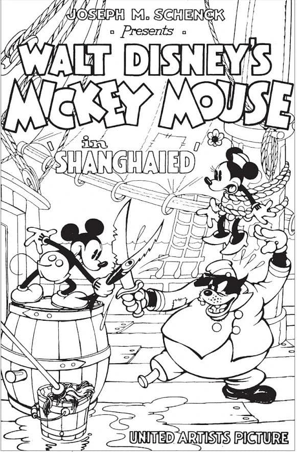 Poster di Topolino e i pirati