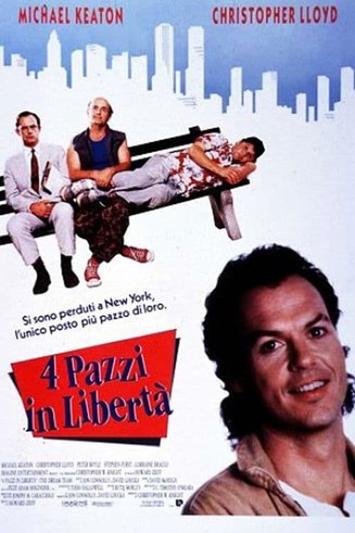 Poster di 4 pazzi in libertà