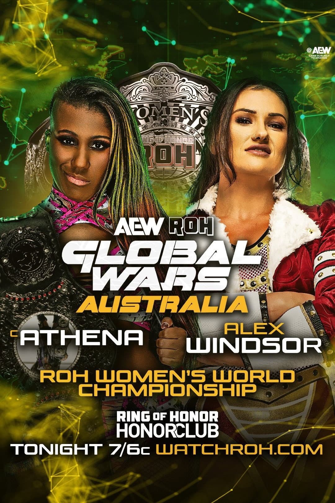 Poster di AEW ROH Global Wars Australia
