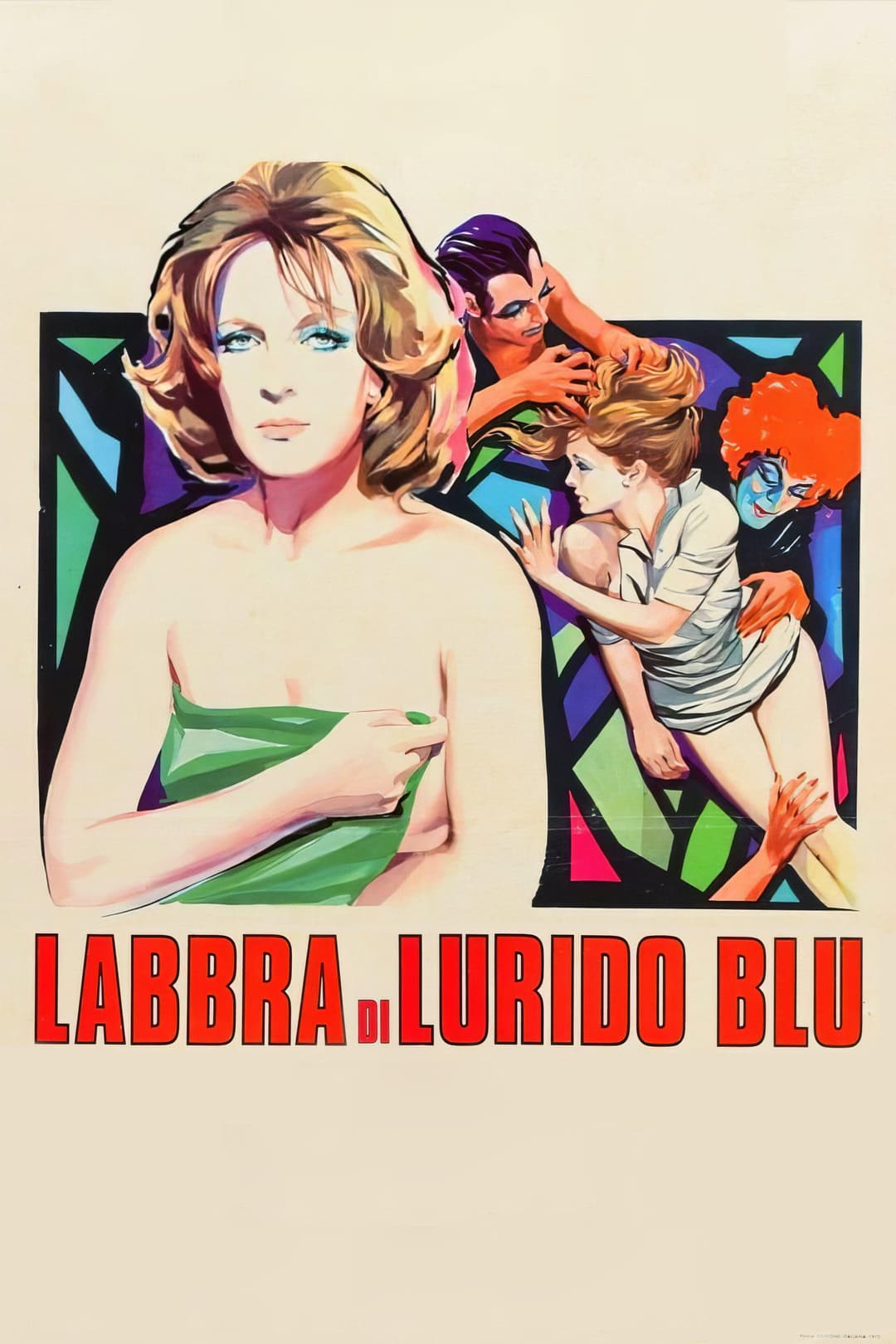 Poster di Labbra di lurido blu