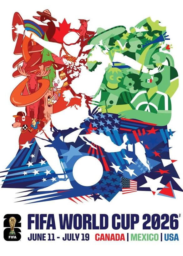 Poster di 2026年国际足联美国加拿大墨西哥世界杯