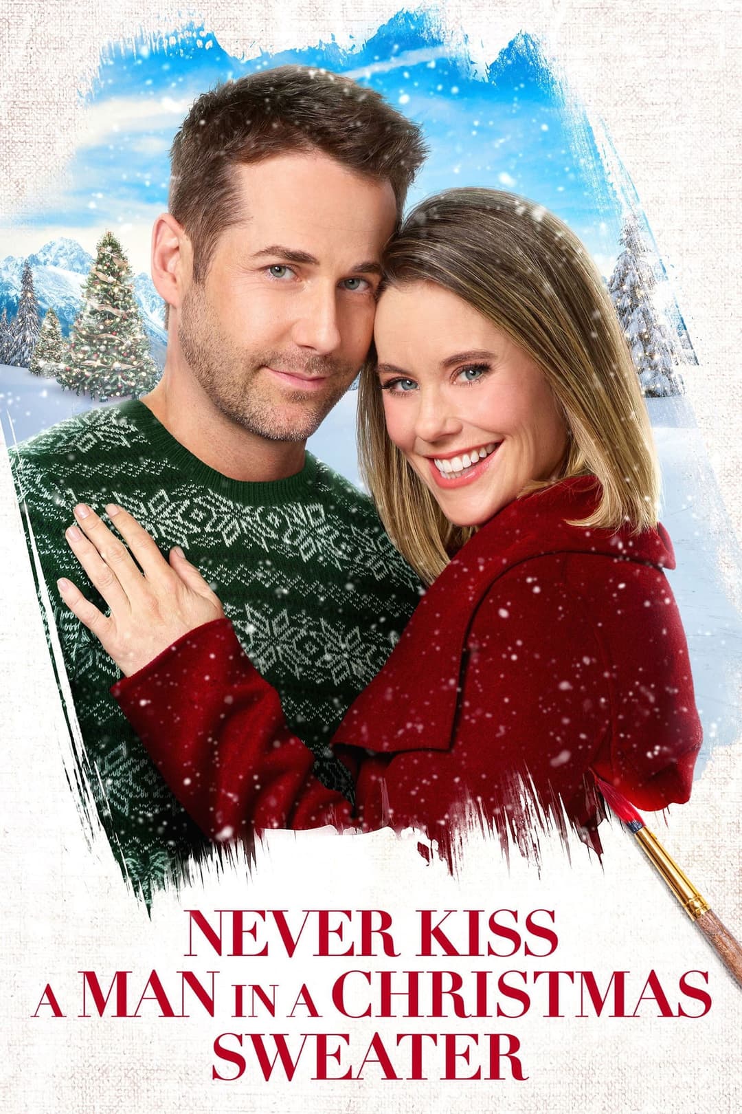 Poster di Never Kiss a Man in a Christmas Sweater