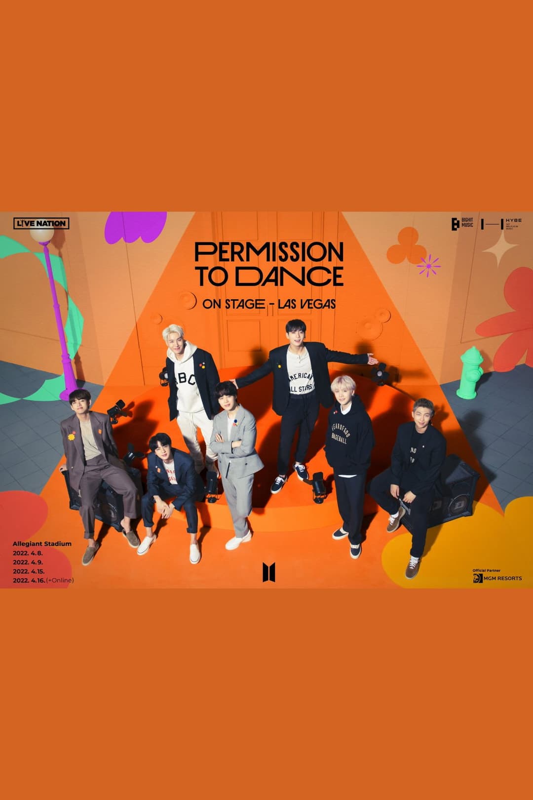 Poster di BTS Permission to Dance on Stage - Las Vegas