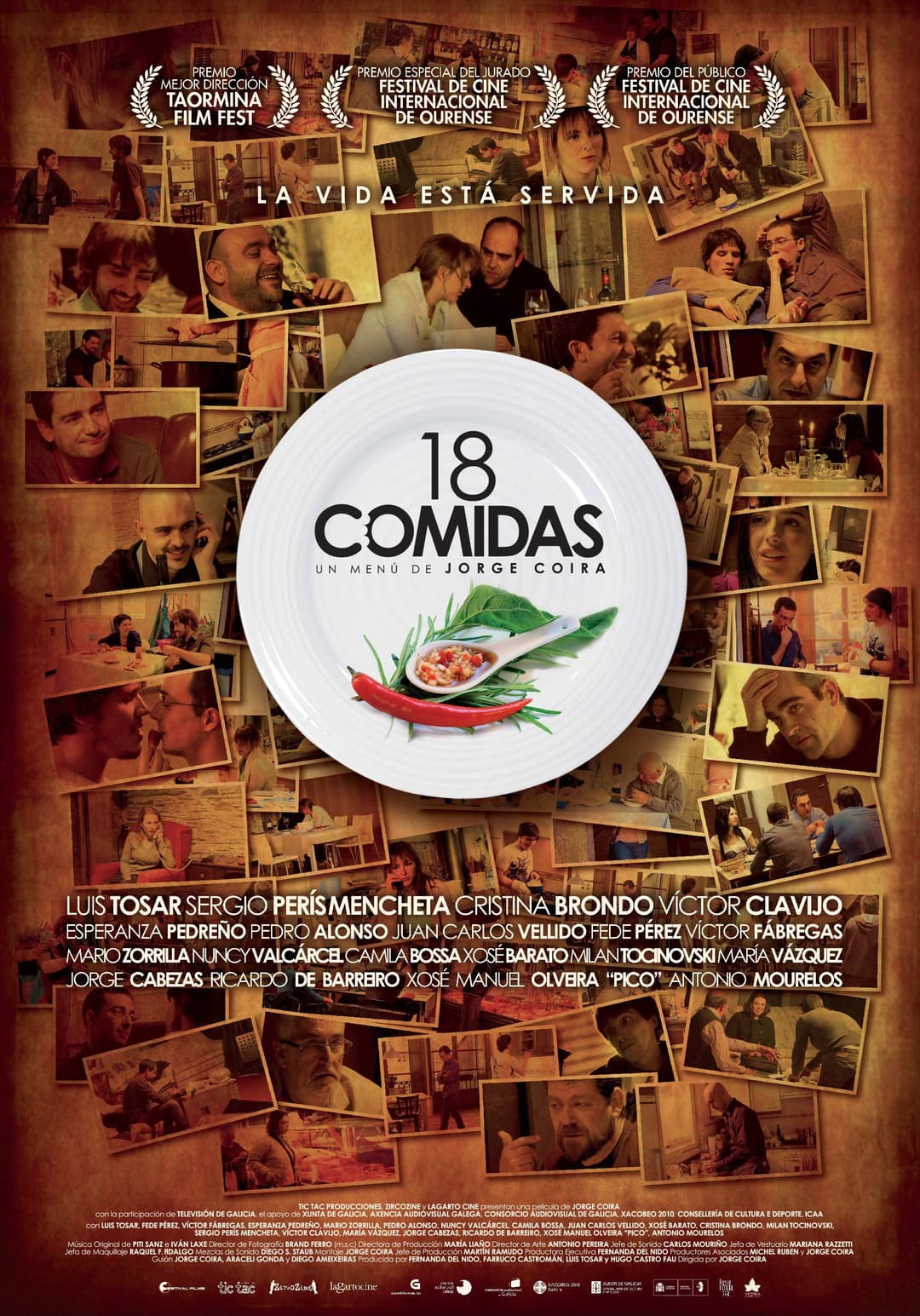 Poster di 18 comidas