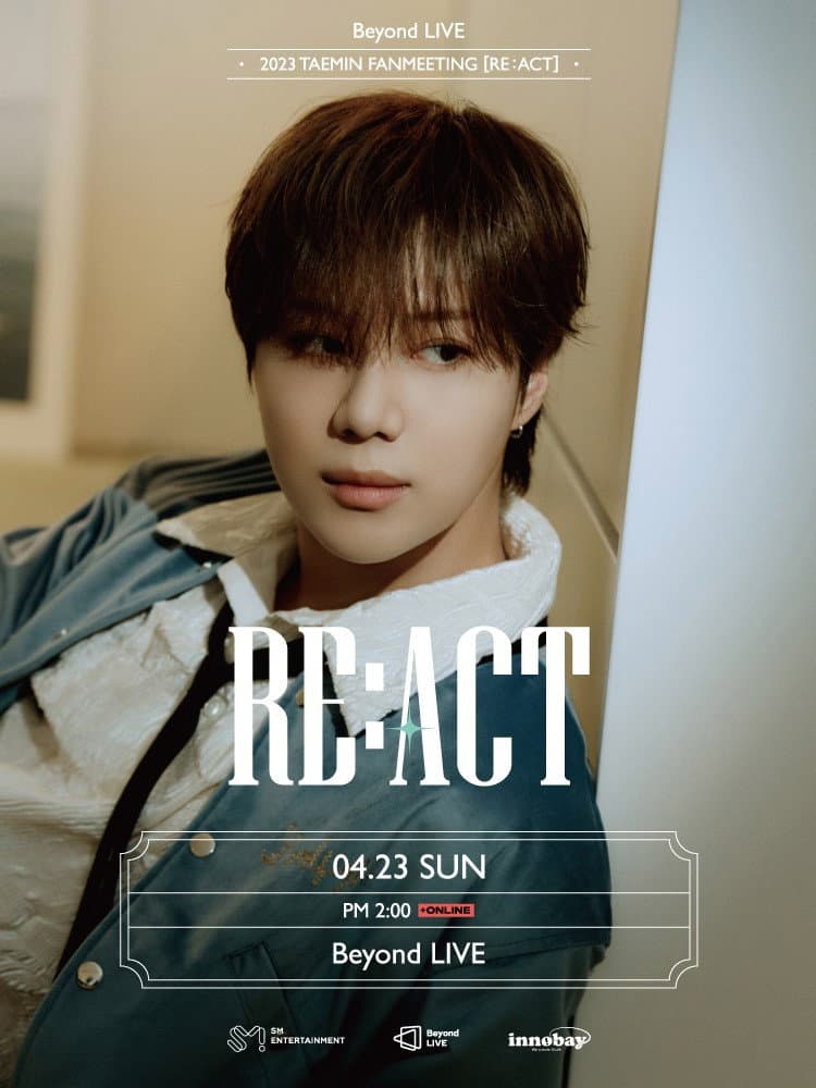 Poster di 2023 TAEMIN FANMEETING "RE : ACT"