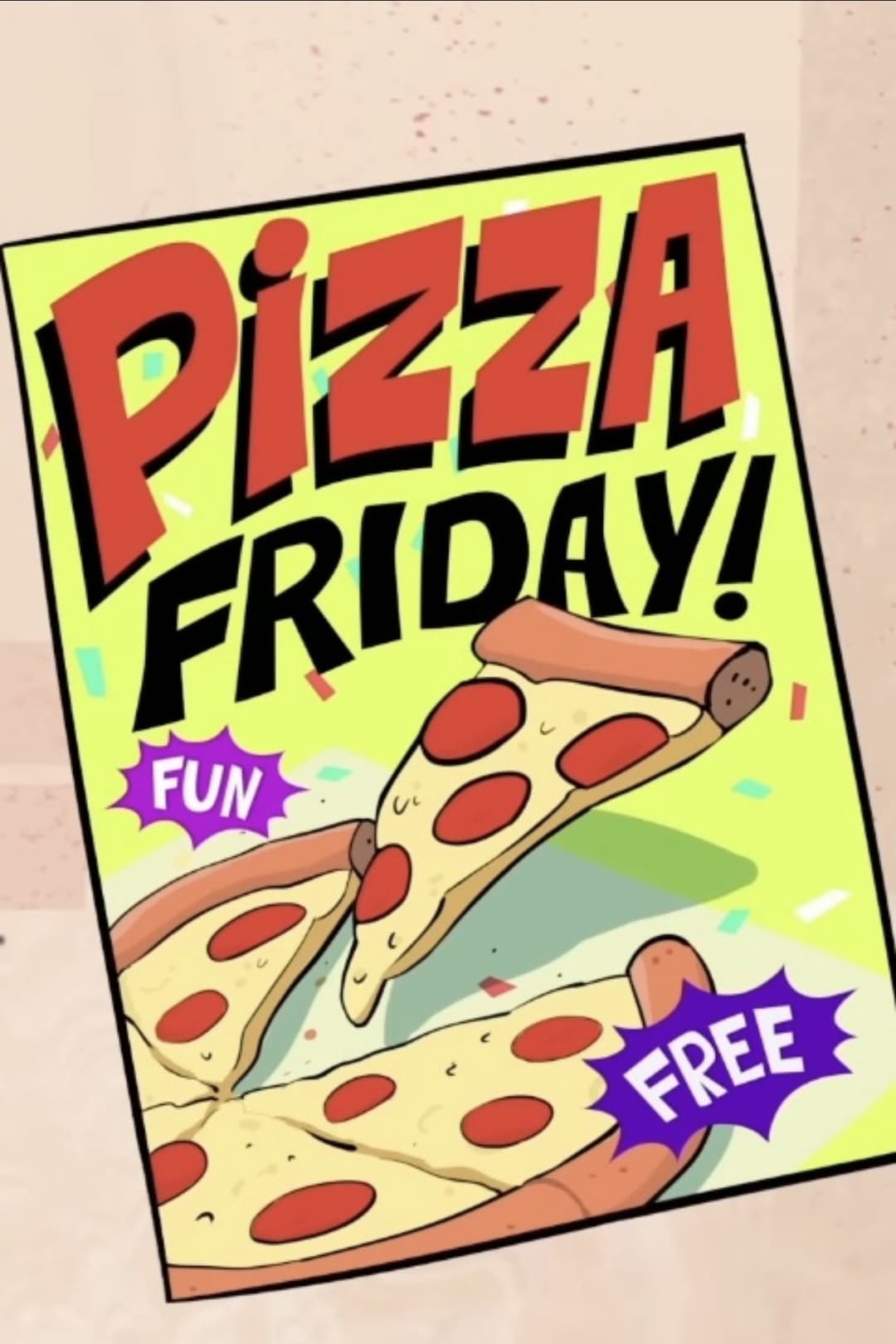 Poster di Pizza Friday!