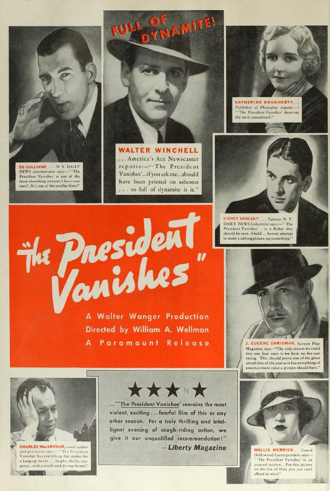 Poster di The President Vanishes