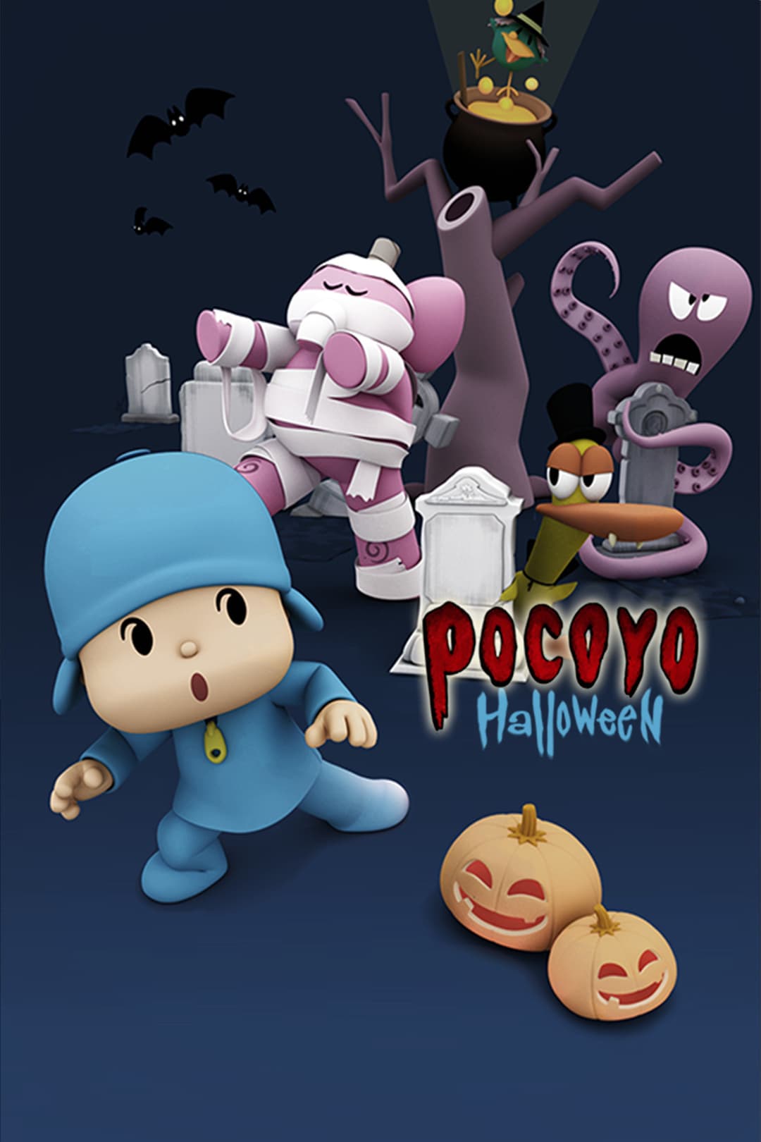 Poster di Halloween con Pocoyo - Storie da brividi