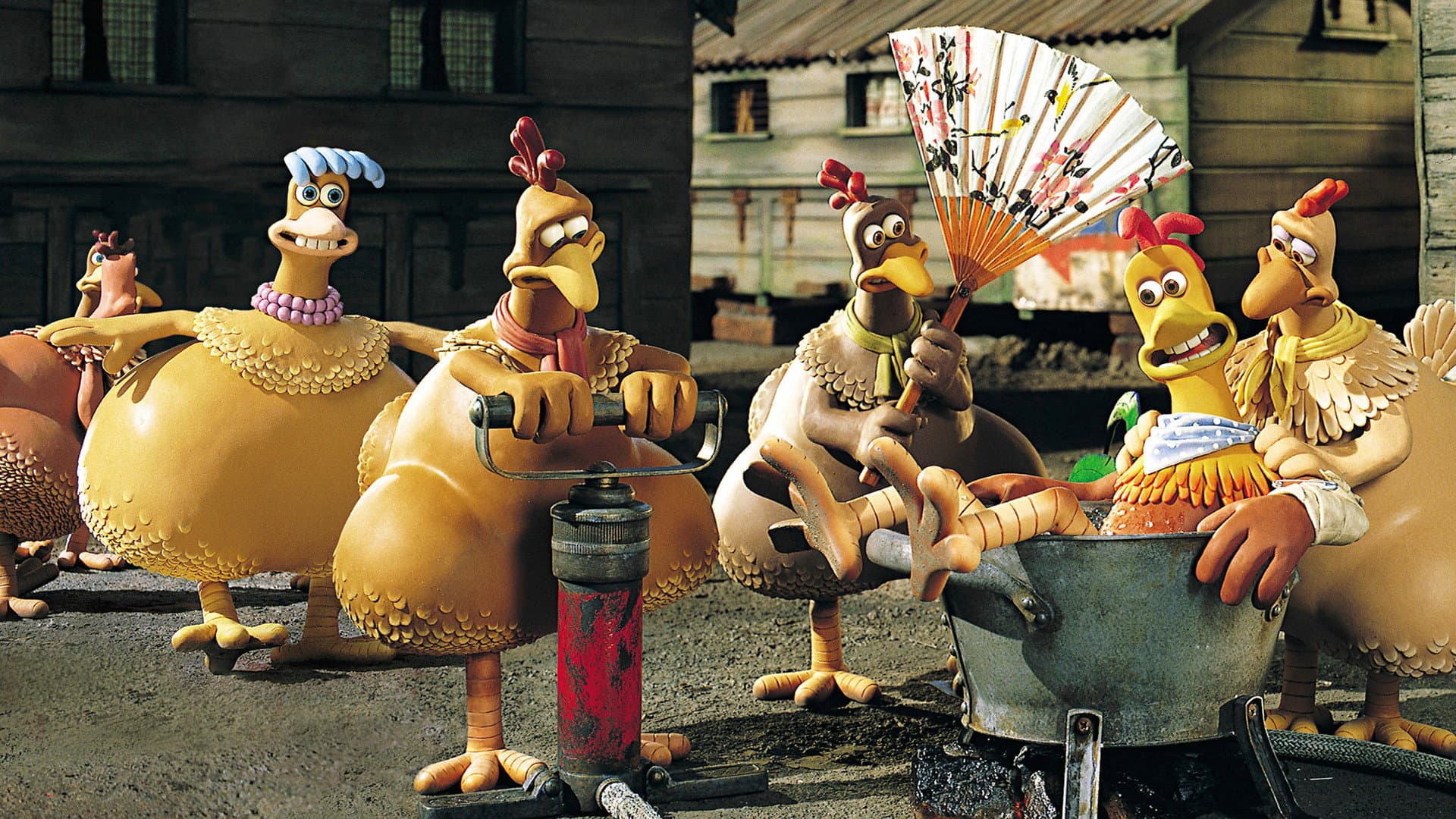 Galline in fuga - immagine