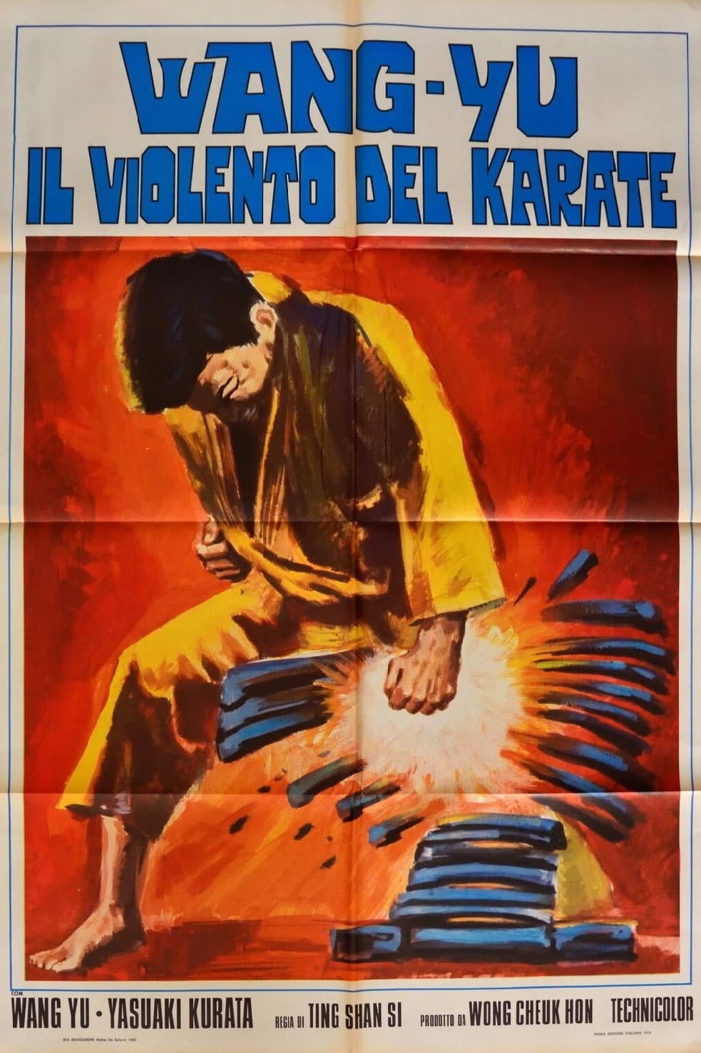 Poster di Wang Yu, il violento del karate