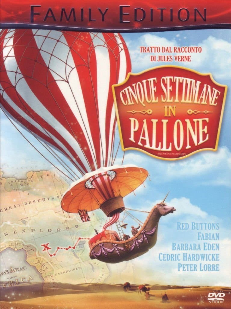 Poster di Cinque settimane in pallone