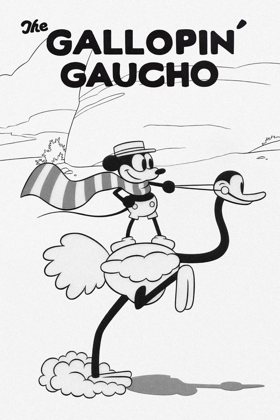 Poster di Topolino gaucho