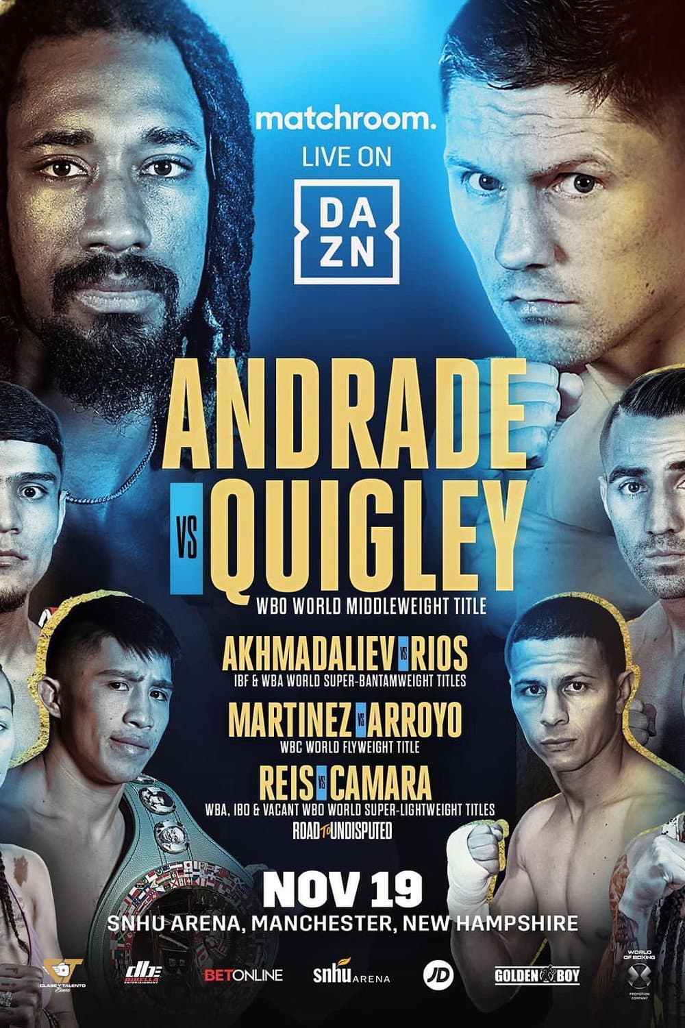 Poster di Demetrius Andrade vs. Jason Quigley