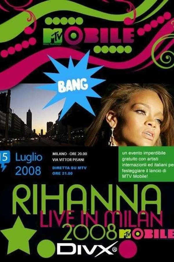 Poster di Rihanna Live in Milan