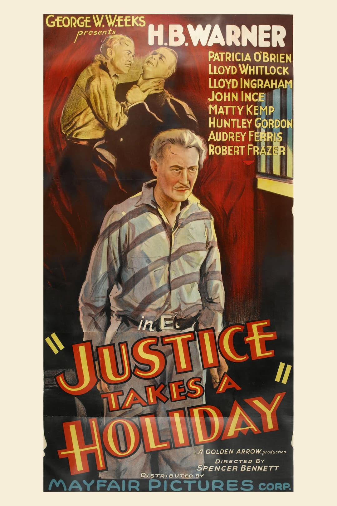 Poster di Justice Takes a Holiday